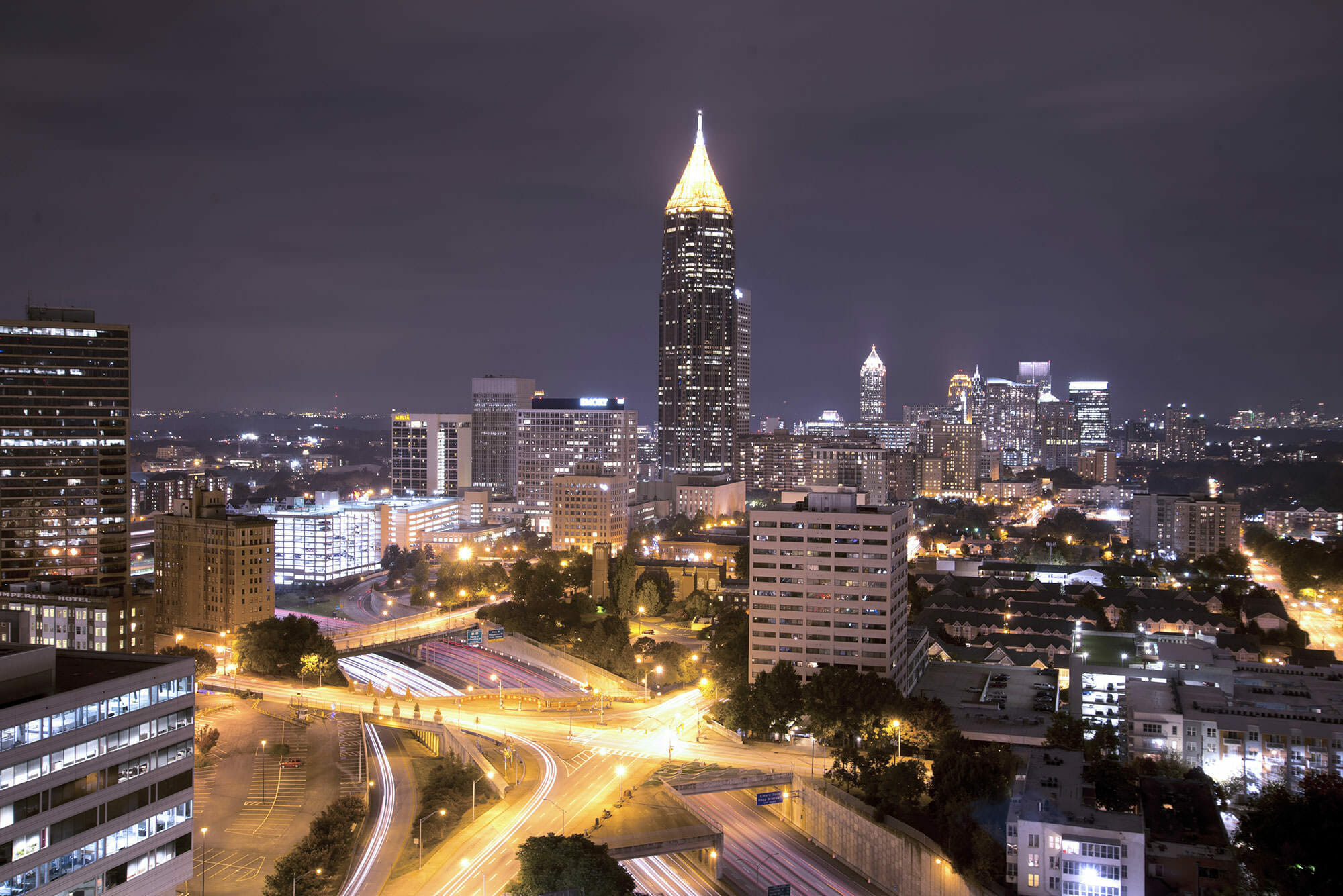 landscape photo of downtown Atlanta, GA