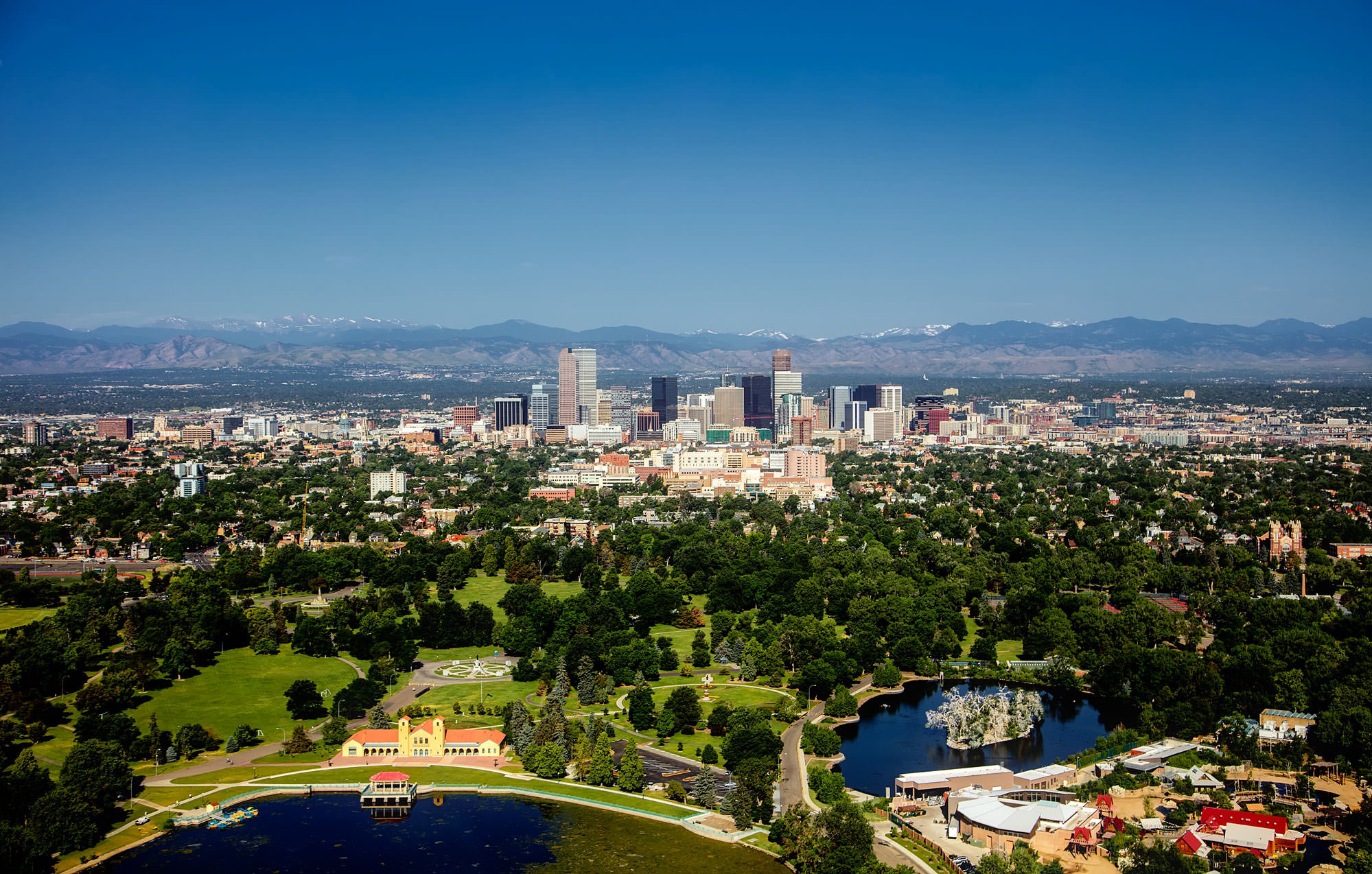 landscape photo of downtown Denver