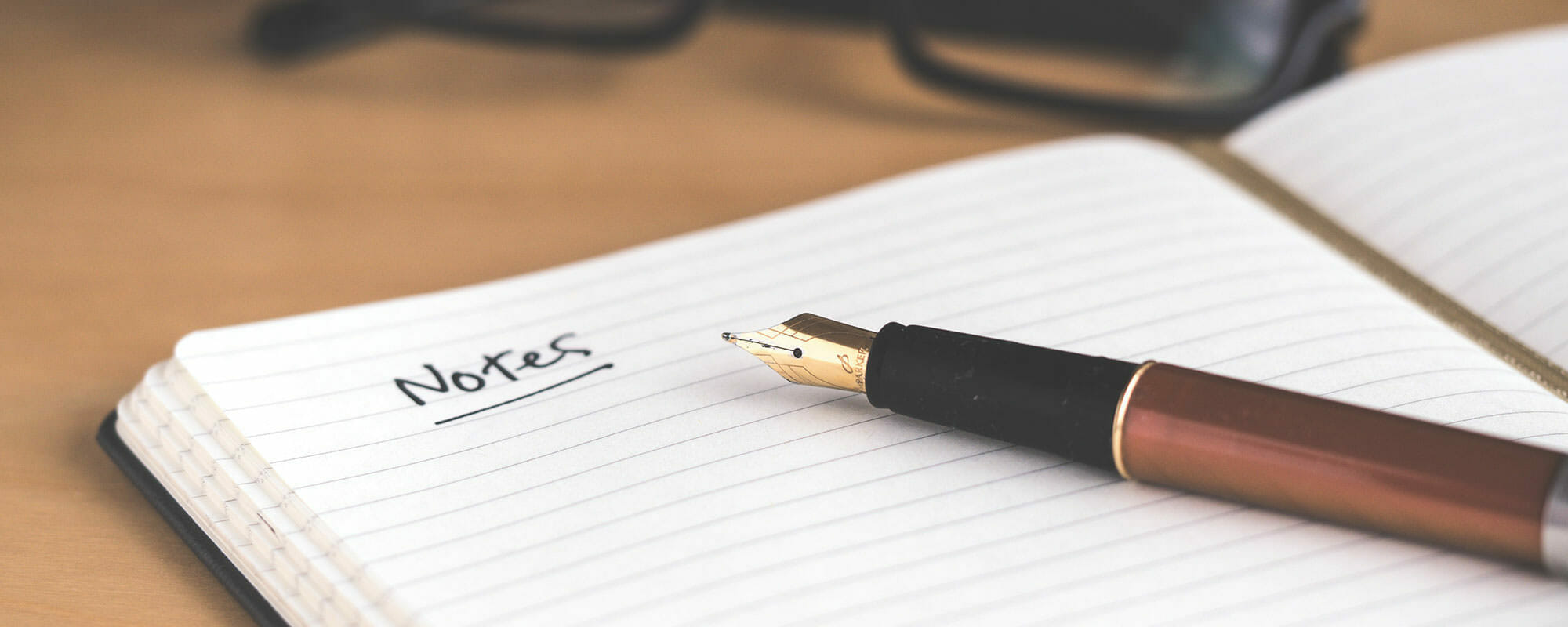 notes Notepad and pen