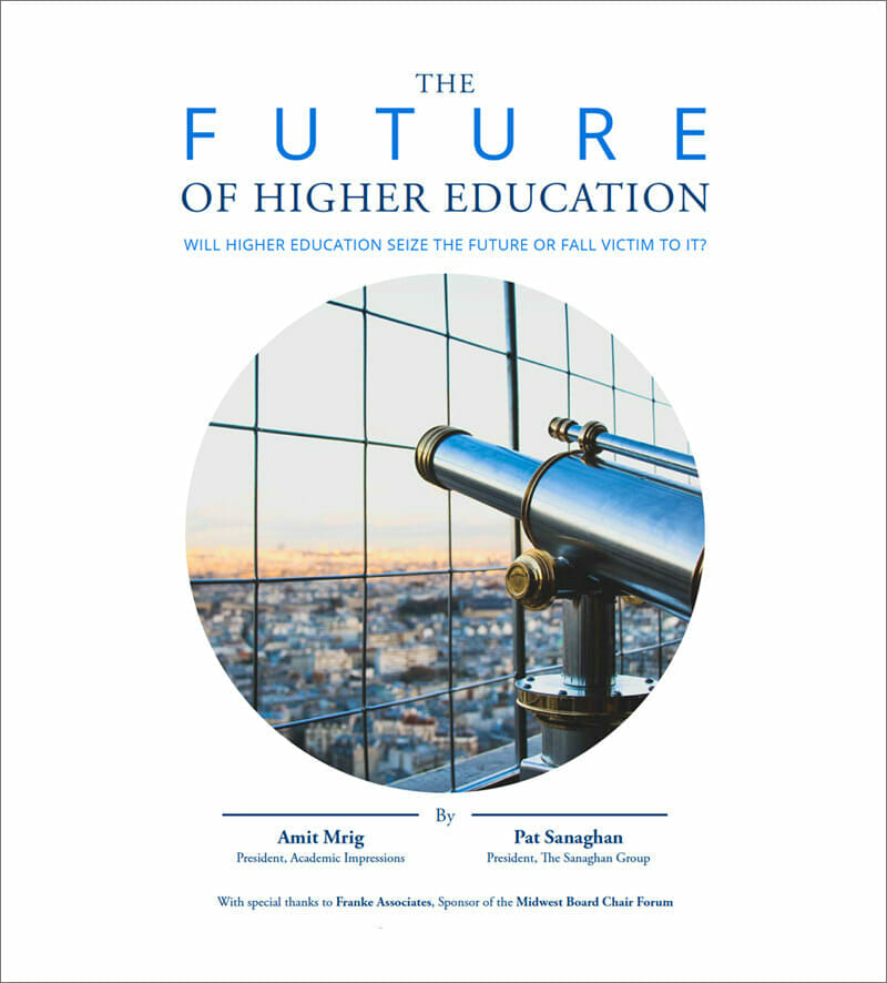 Future of Higher Education Metaphor - Image of a Telescope