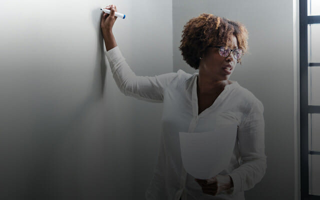 Whiteboard presentation