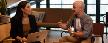 image of a coach doing coaching