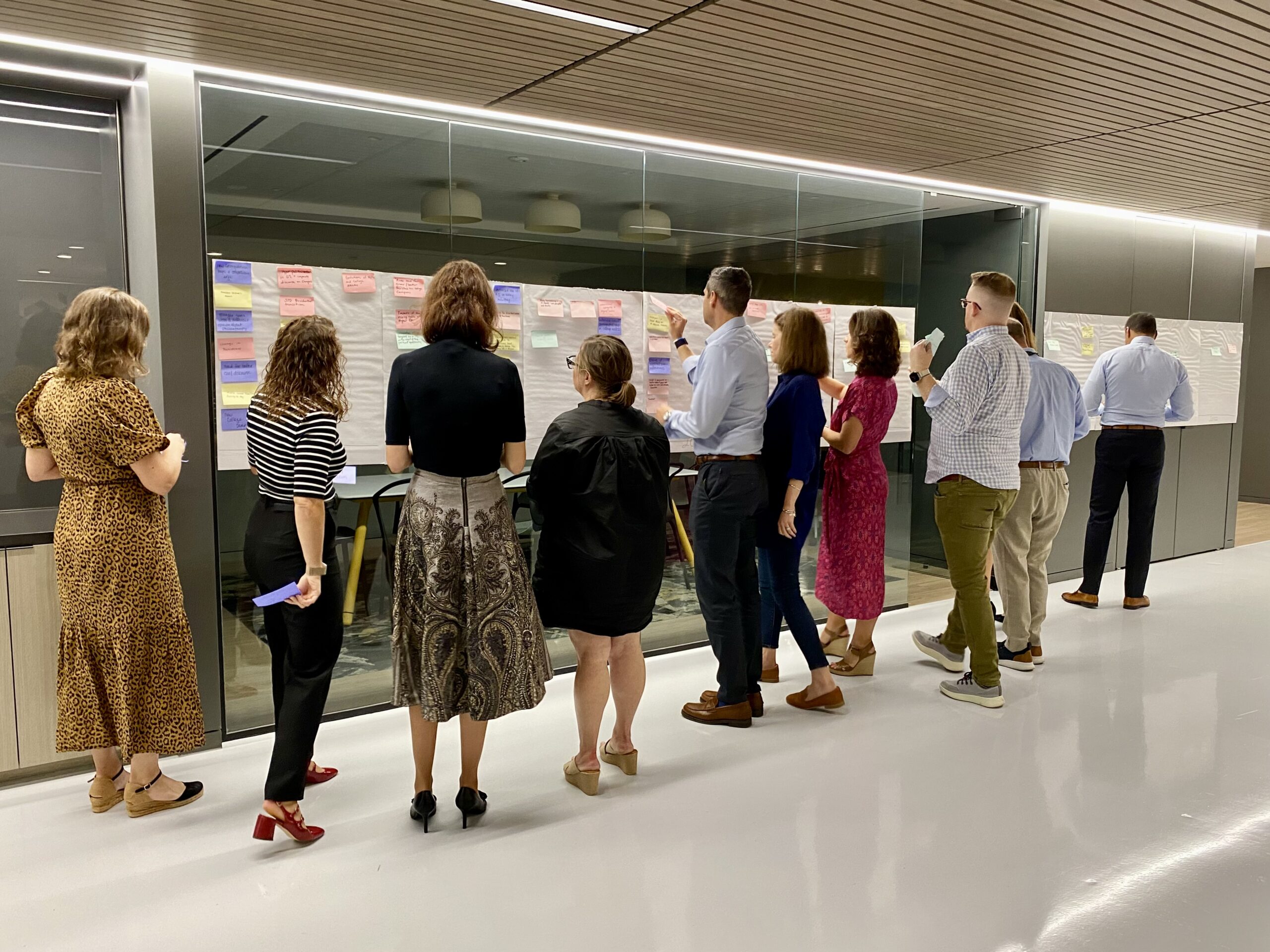 image of Georgetown University staff participating in a workshop.