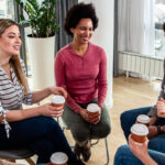 Supervisors meeting in a circle