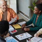 Image of a diverse collaboration meeting