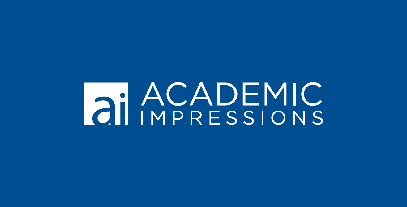 White AI logo with blue background